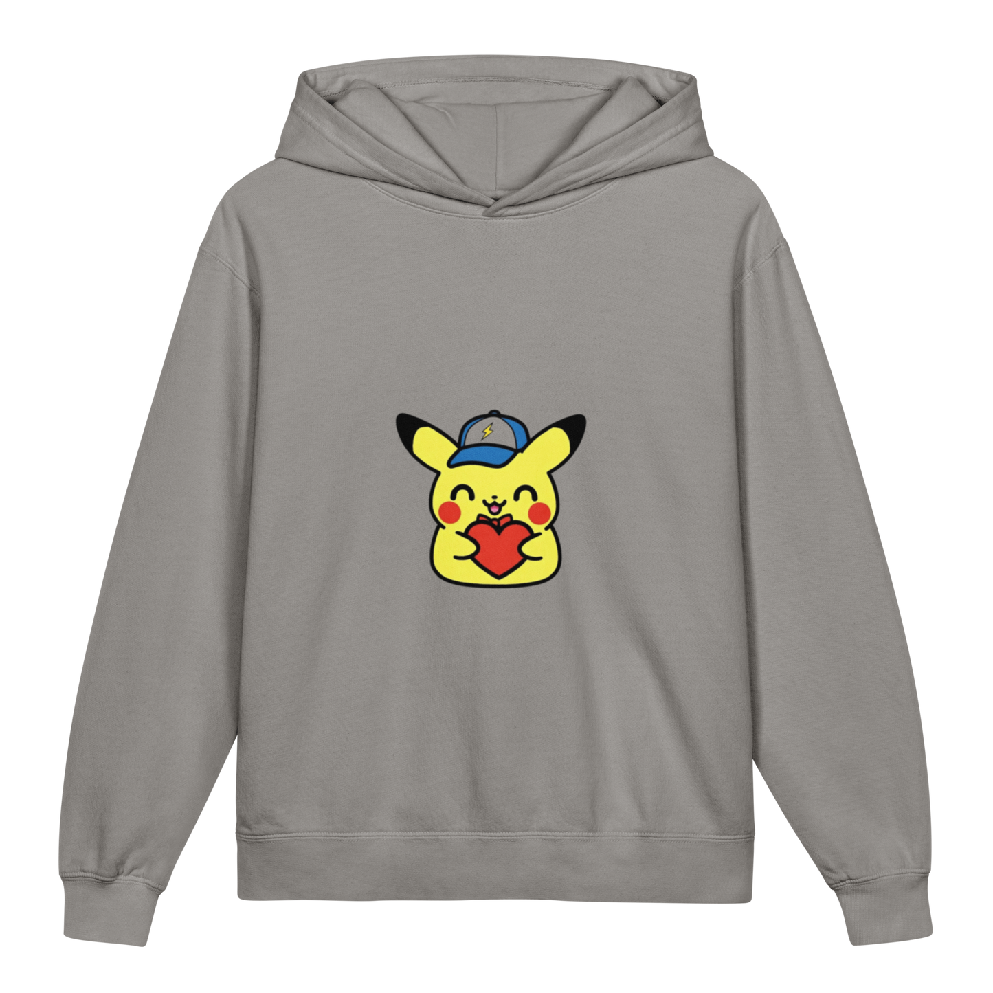 Hoodie ado ultra-doux sweat à capuche coton léger ~ Pika à casquette ~ XS, S, M, L, XL