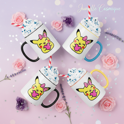 4 tasses Pikachu - Instagram carré