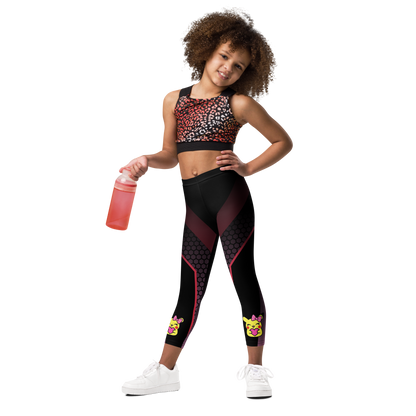 Legging Enfant Douceur Cosmique ✨ – Confort, Couleurs Éclatantes & Liberté de Mouvement – 2T, 3T, 4T, 5T, 6, 6X, 7 - Legging Pika a casquette