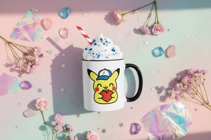 Ambiance tasse Pikachu anse noire