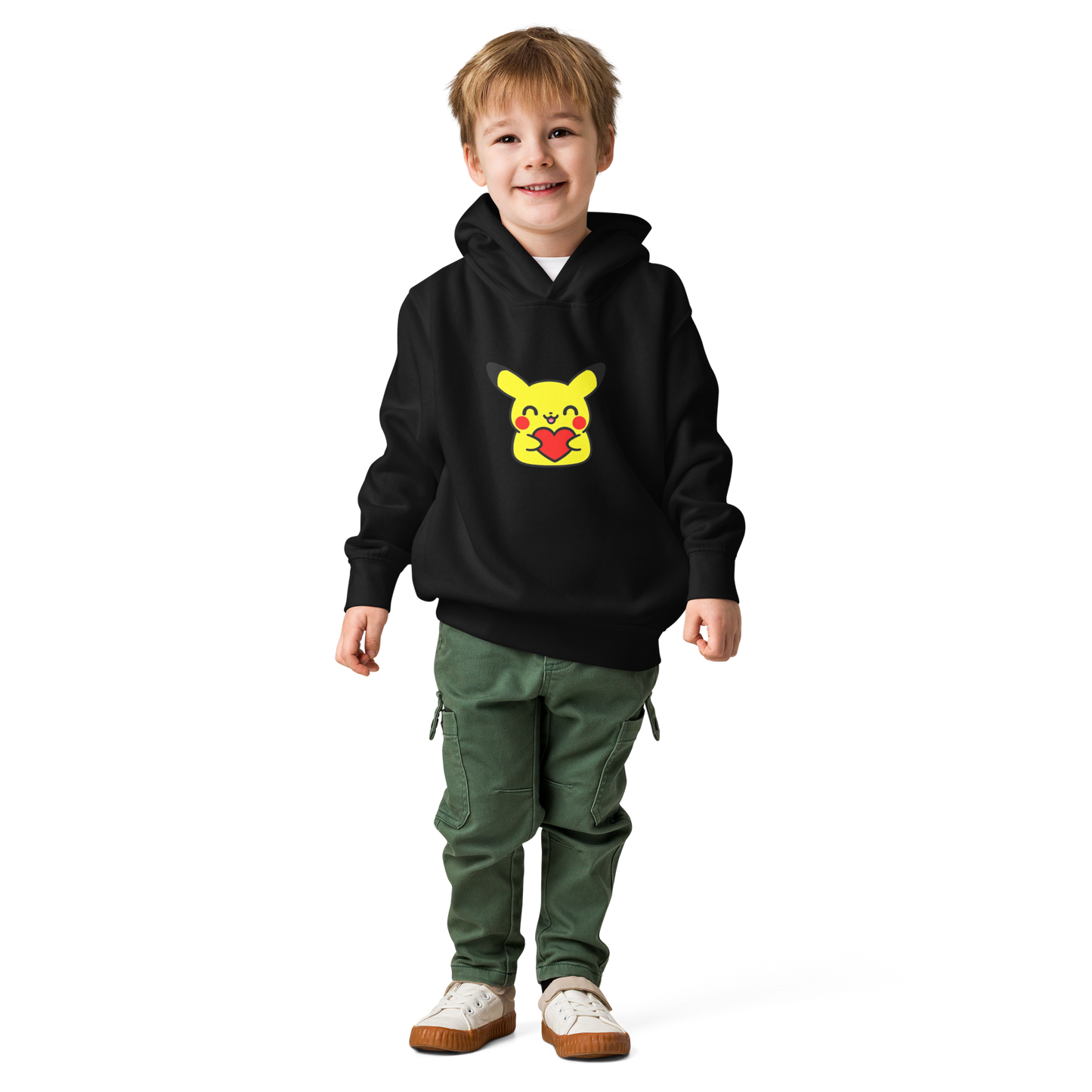 Hoodie en polaire ~ Pika classique  ~ 2T, 4T, 5T, 6T