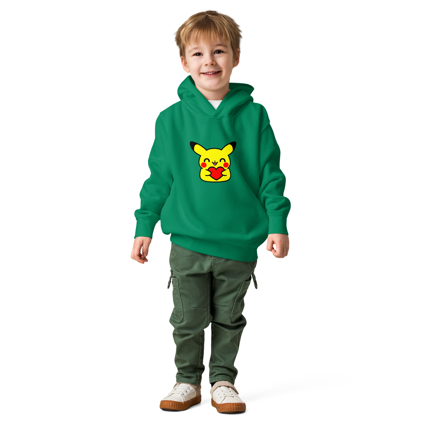 Hoodie en polaire ~ Pika classique  ~ 2T, 4T, 5T, 6T