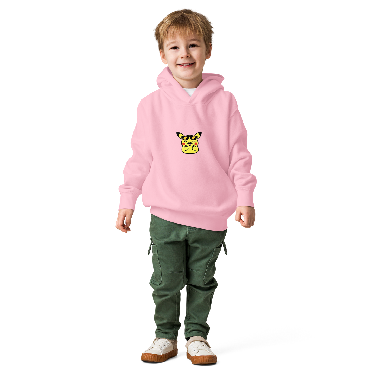 Hoodie en polaire ~ Pika thumb up ~ 2T, 4T, 5T, 6T