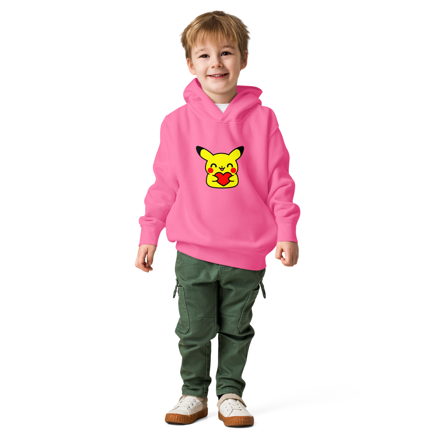 Hoodie en polaire ~ Pika classique  ~ 2T, 4T, 5T, 6T
