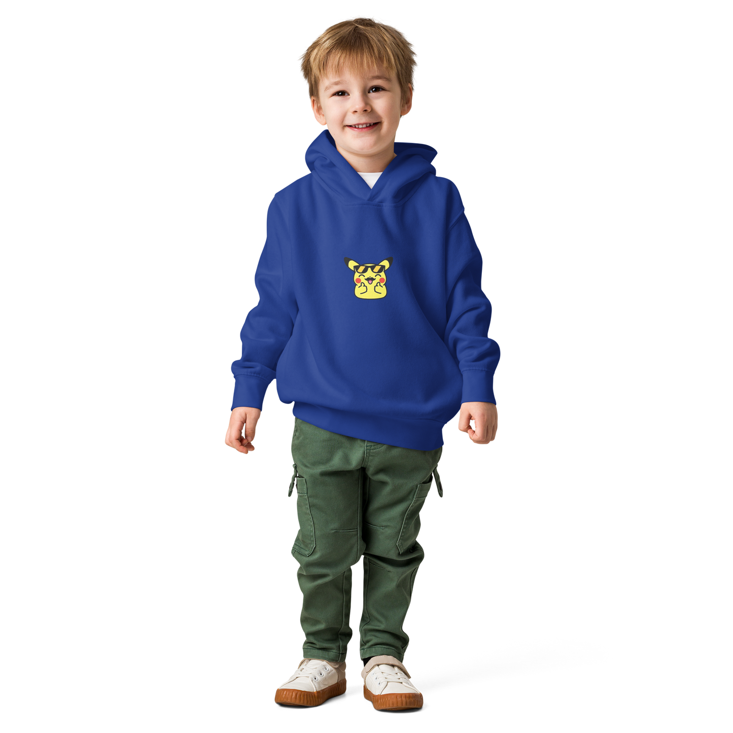 Hoodie en polaire ~ Pika thumb up ~ 2T, 4T, 5T, 6T