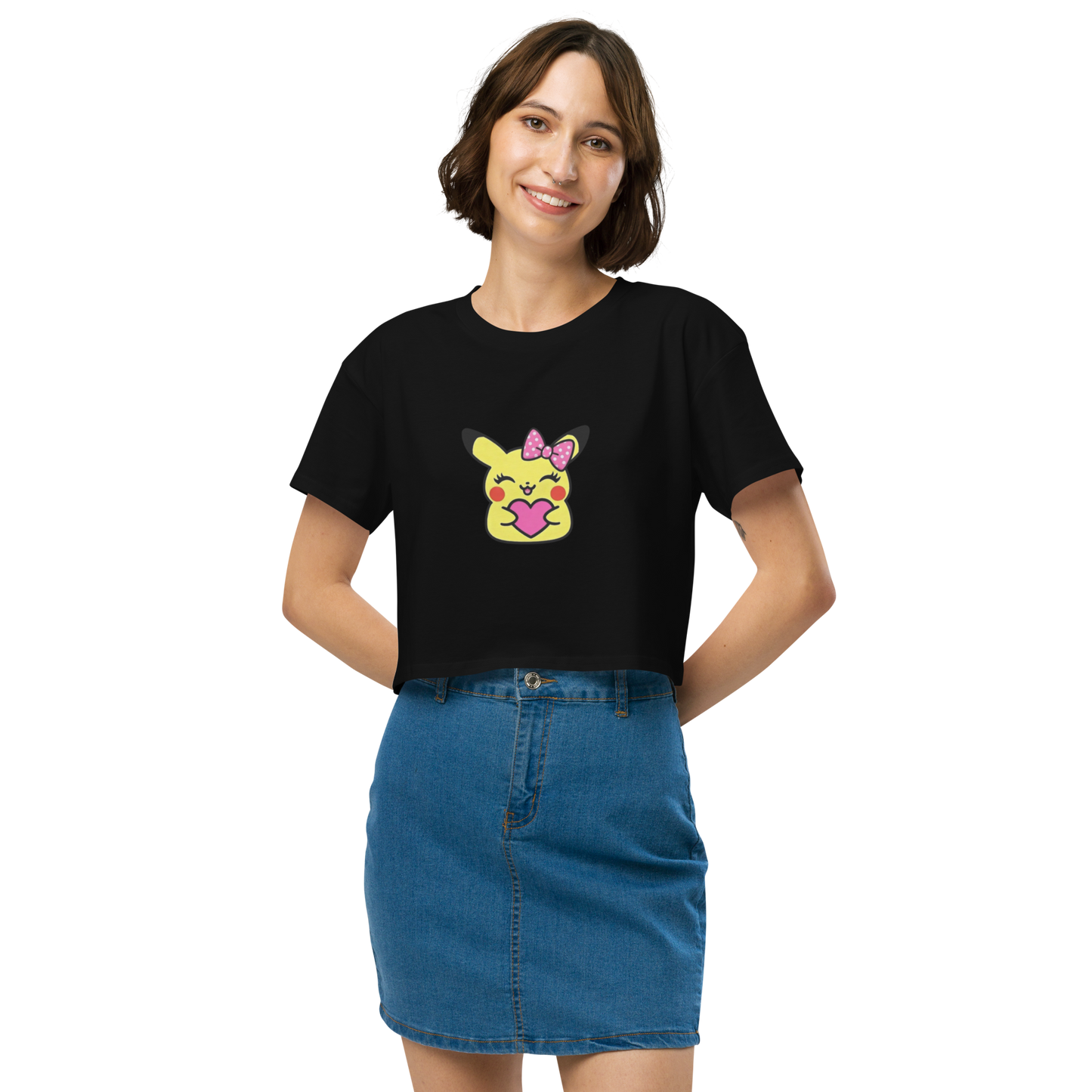 ✨ Le crop top que tu vas plus vouloir enlever ~ Pika fille ~ XS, S, M, L, XL