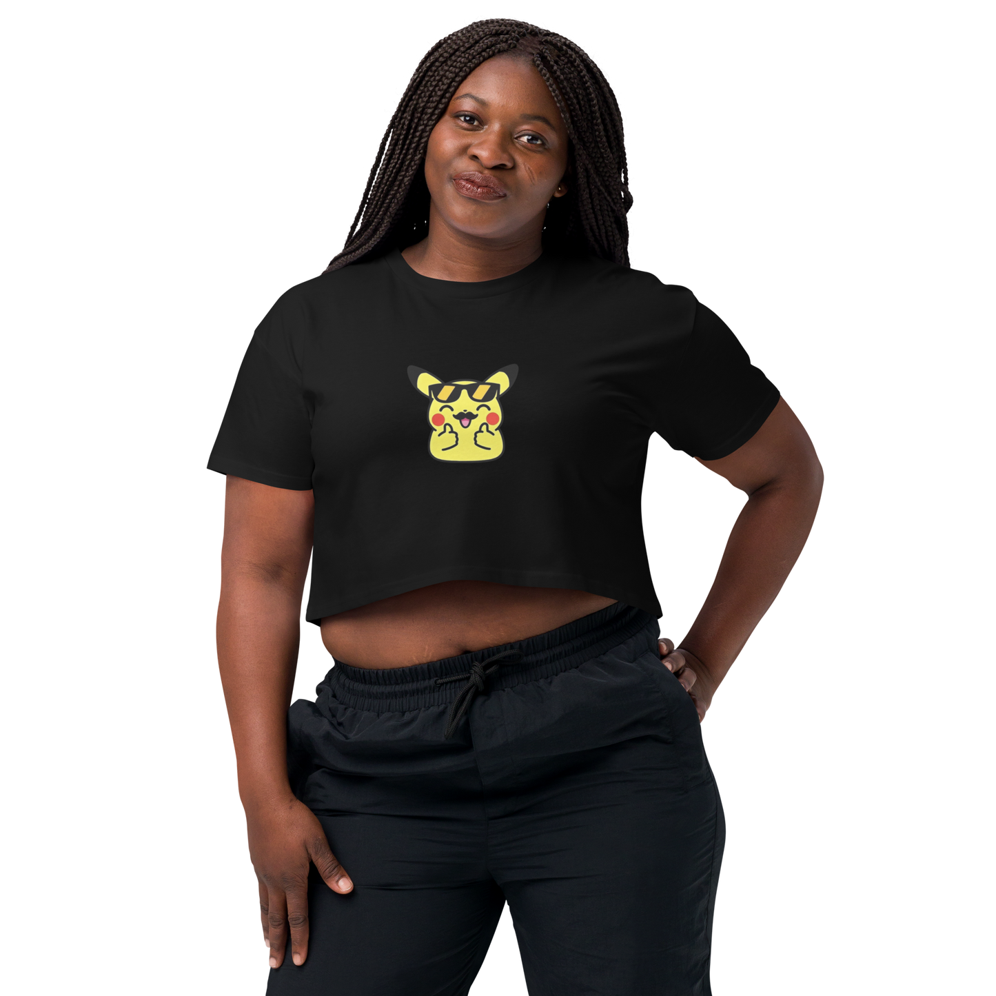 ✨ Le crop top que tu vas plus vouloir enlever ~ Pika thumb up ~ XS, S, M, L, XL