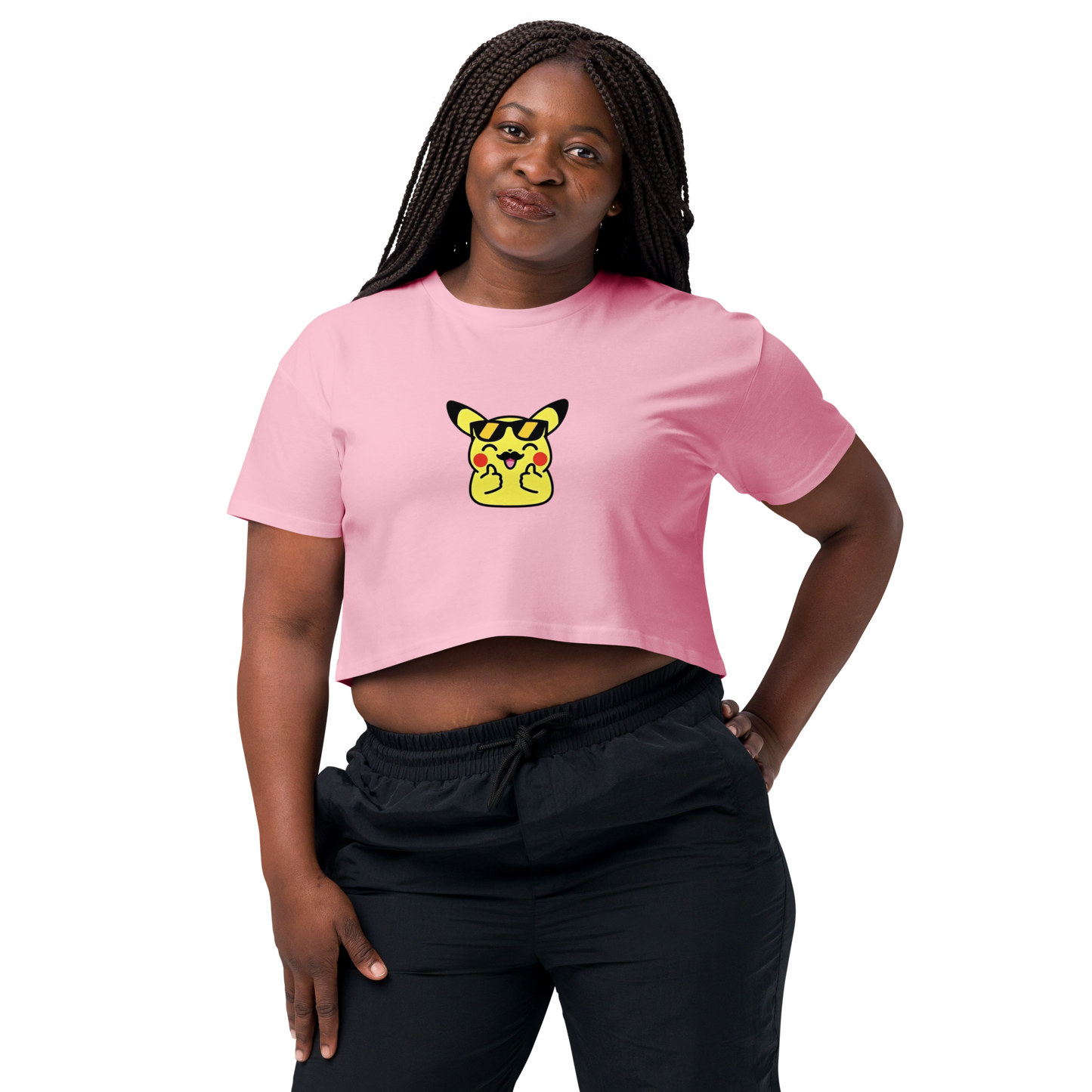 ✨ Le crop top que tu vas plus vouloir enlever ~ Pika thumb up ~ XS, S, M, L, XL