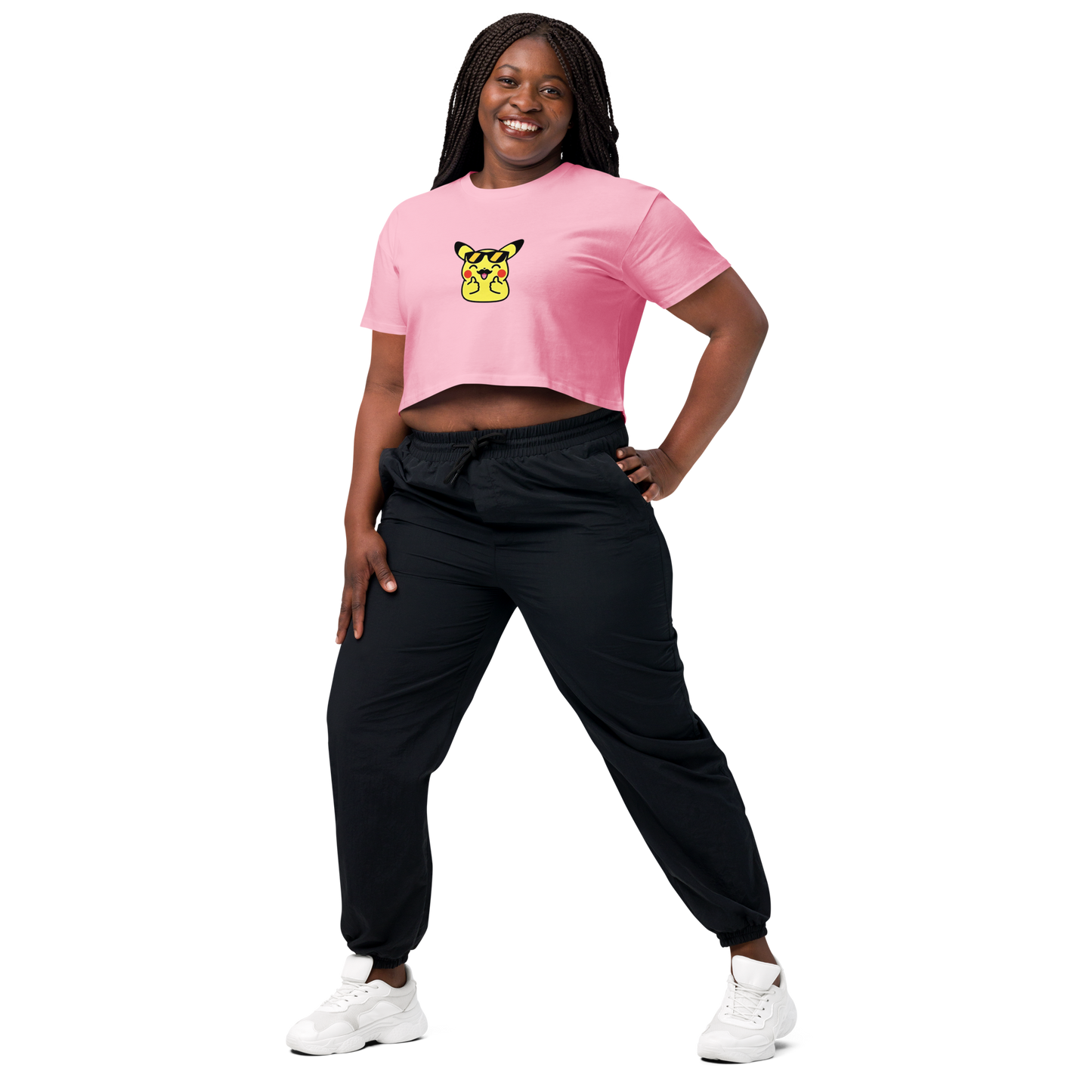 ✨ Le crop top que tu vas plus vouloir enlever ~ Pika thumb up ~ XS, S, M, L, XL