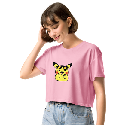 ✨ Le crop top que tu vas plus vouloir enlever ~ Pika thumb up ~ XS, S, M, L, XL