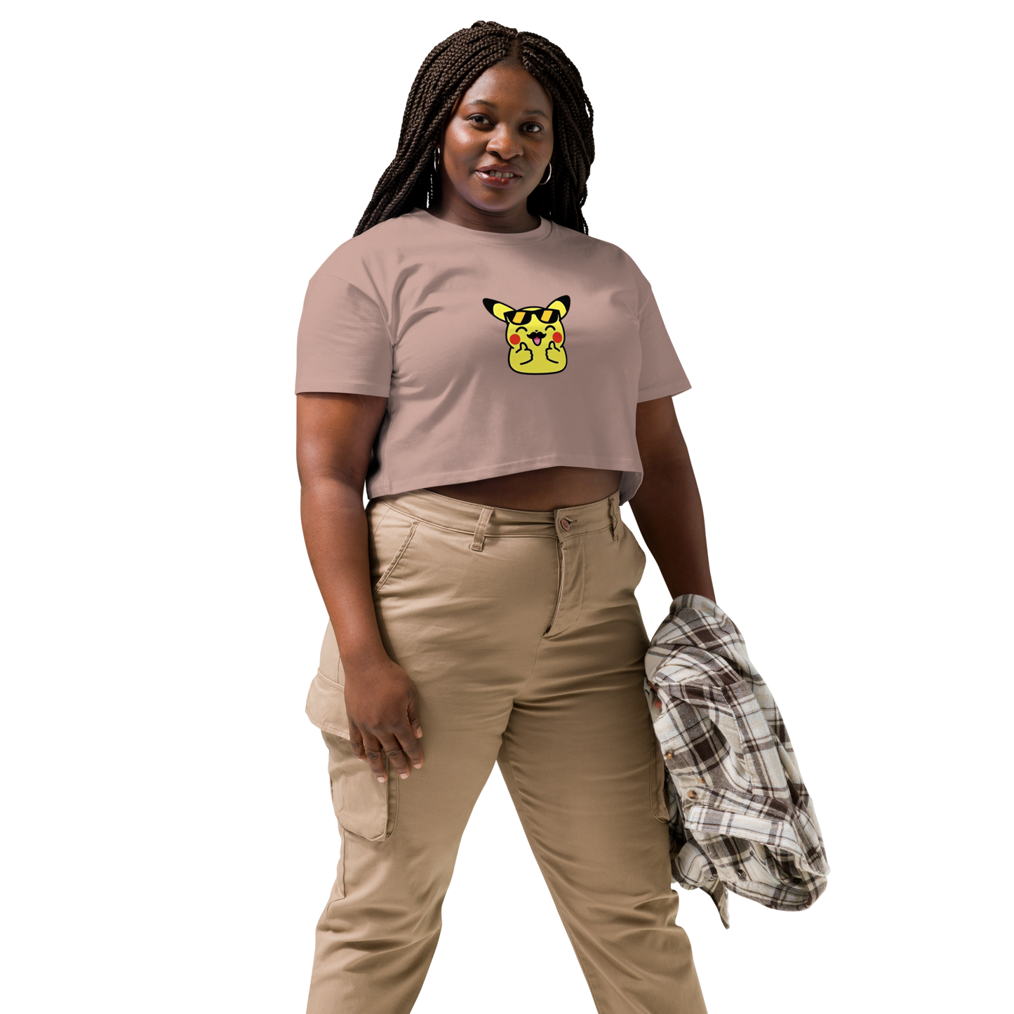 ✨ Le crop top que tu vas plus vouloir enlever ~ Pika thumb up ~ XS, S, M, L, XL