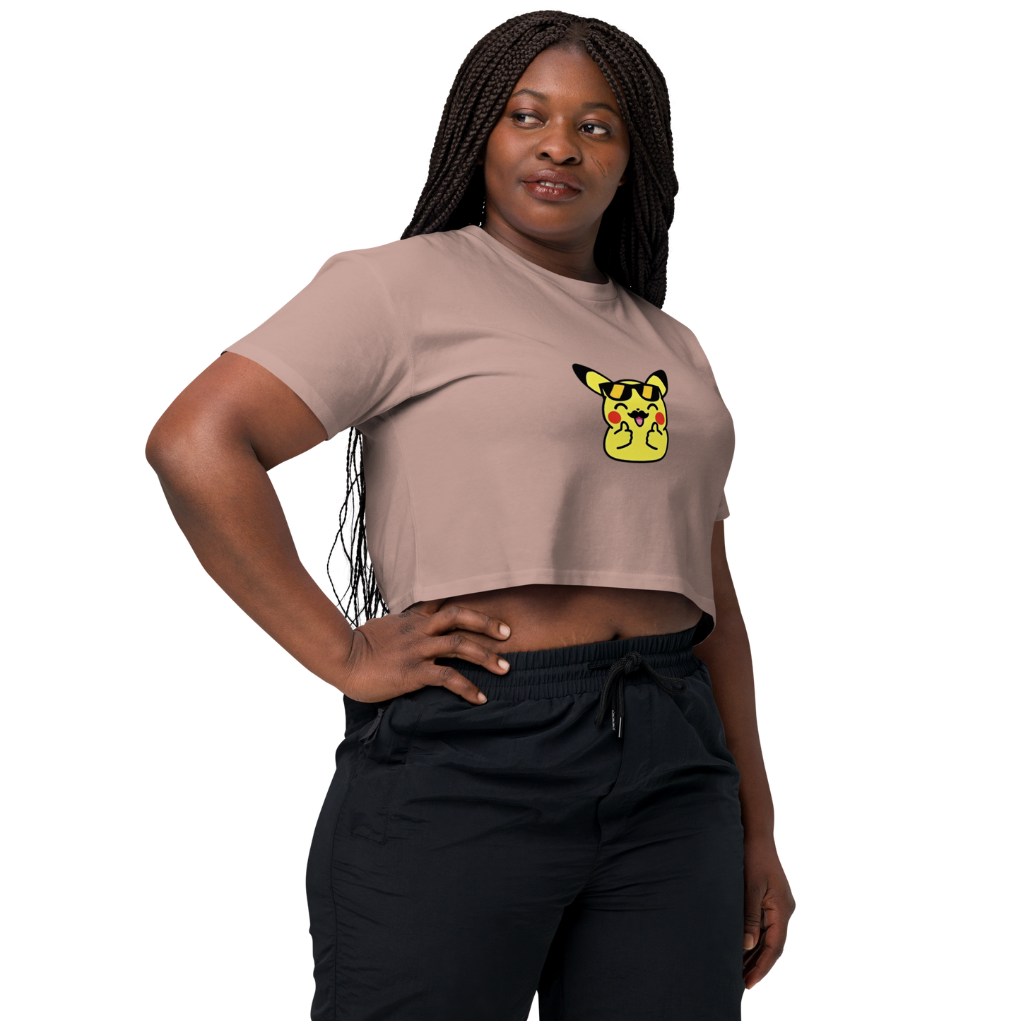 ✨ Le crop top que tu vas plus vouloir enlever ~ Pika thumb up ~ XS, S, M, L, XL