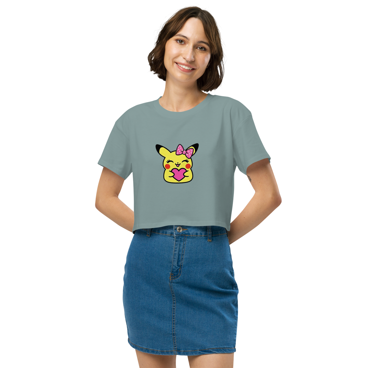 ✨ Le crop top que tu vas plus vouloir enlever ~ Pika fille ~ XS, S, M, L, XL