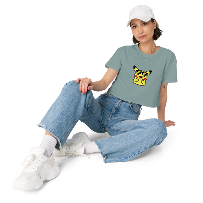 ✨ Le crop top que tu vas plus vouloir enlever ~ Pika thumb up ~ XS, S, M, L, XL