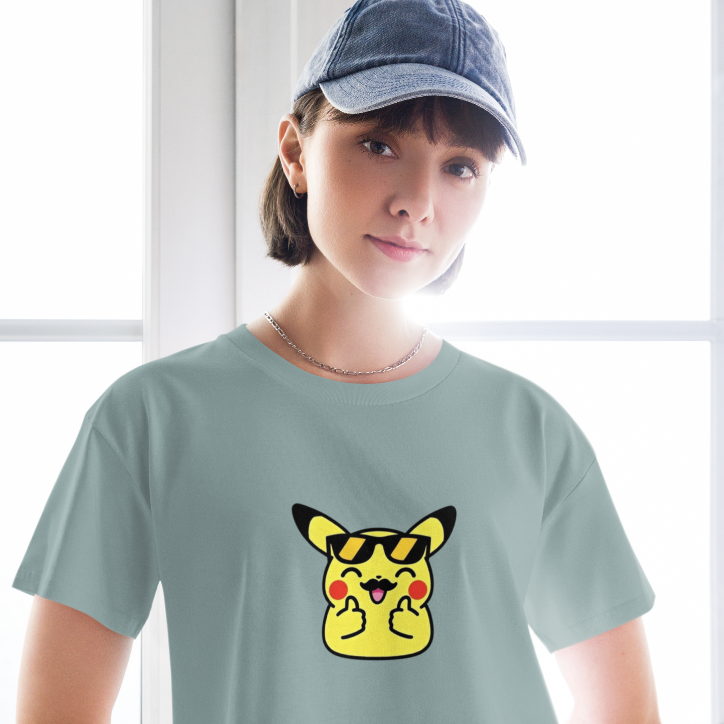 ✨ Le crop top que tu vas plus vouloir enlever ~ Pika thumb up ~ XS, S, M, L, XL