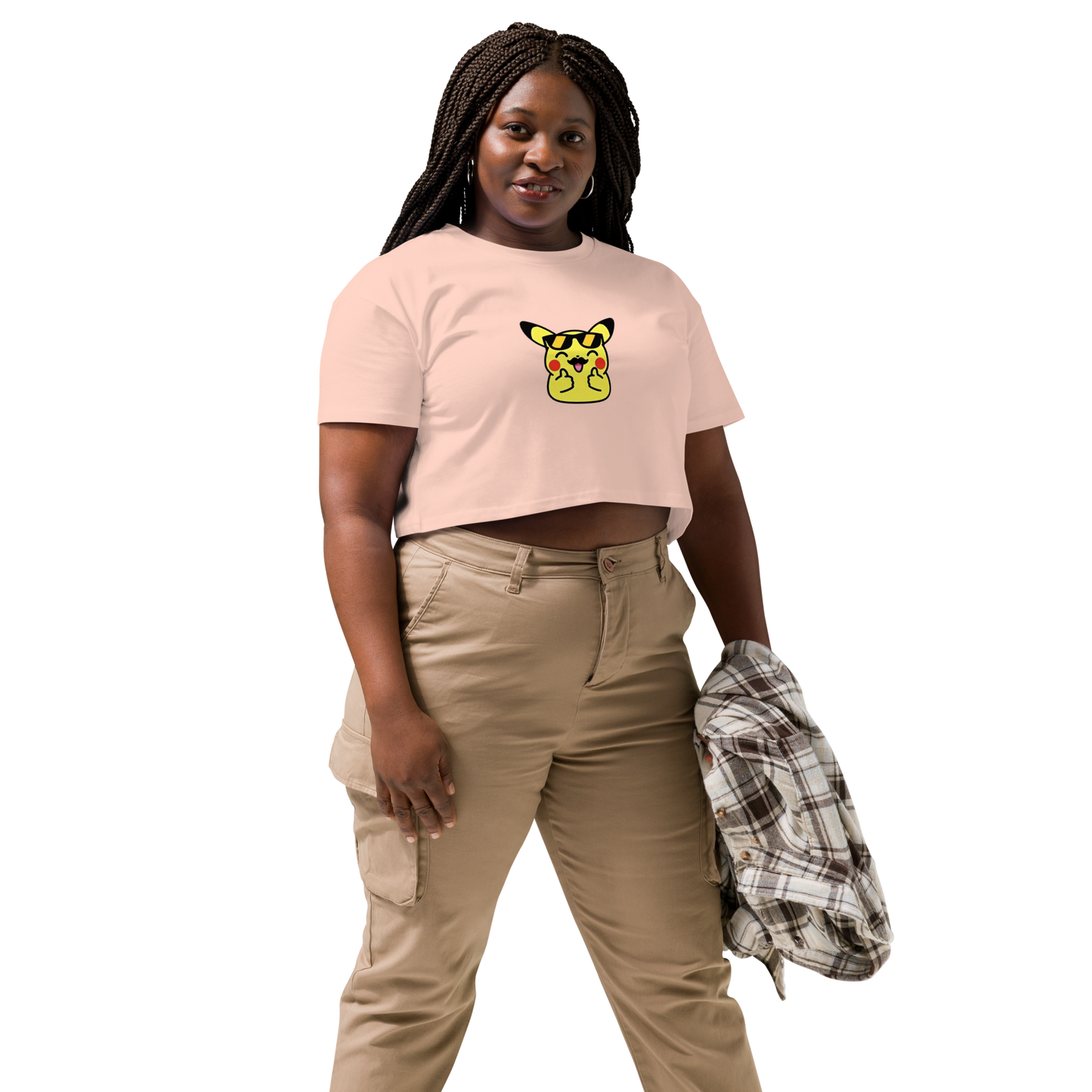 ✨ Le crop top que tu vas plus vouloir enlever ~ Pika thumb up ~ XS, S, M, L, XL