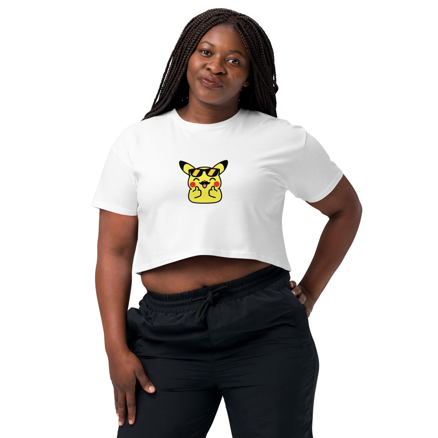 ✨ Le crop top que tu vas plus vouloir enlever ~ Pika thumb up ~ XS, S, M, L, XL