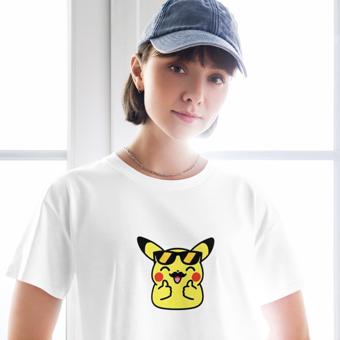 ✨ Le crop top que tu vas plus vouloir enlever ~ Pika thumb up ~ XS, S, M, L, XL