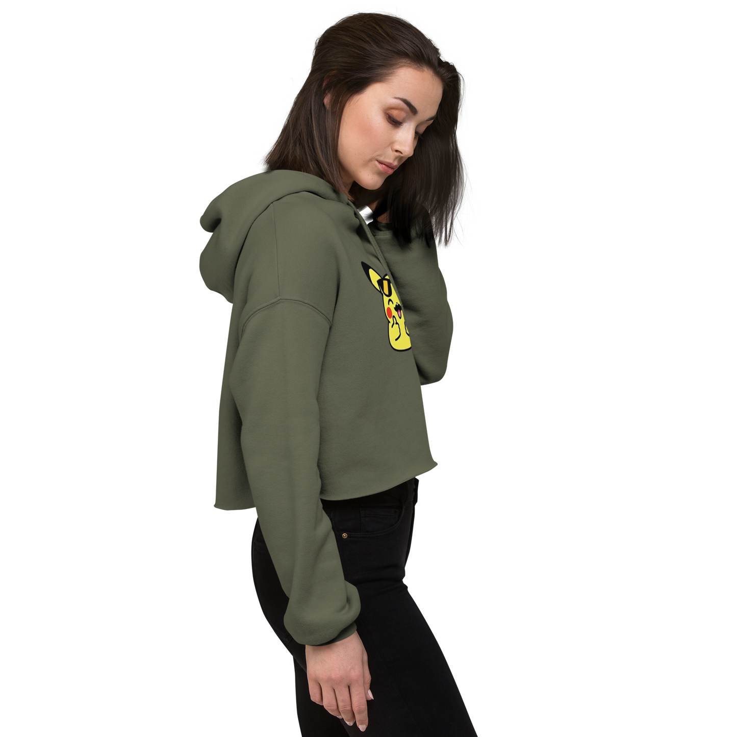 Hoodie girly matching oui Maman, on est jumelles de cœur - Hoodie Pika thumb up ~ S, M, L, XL, 2XL