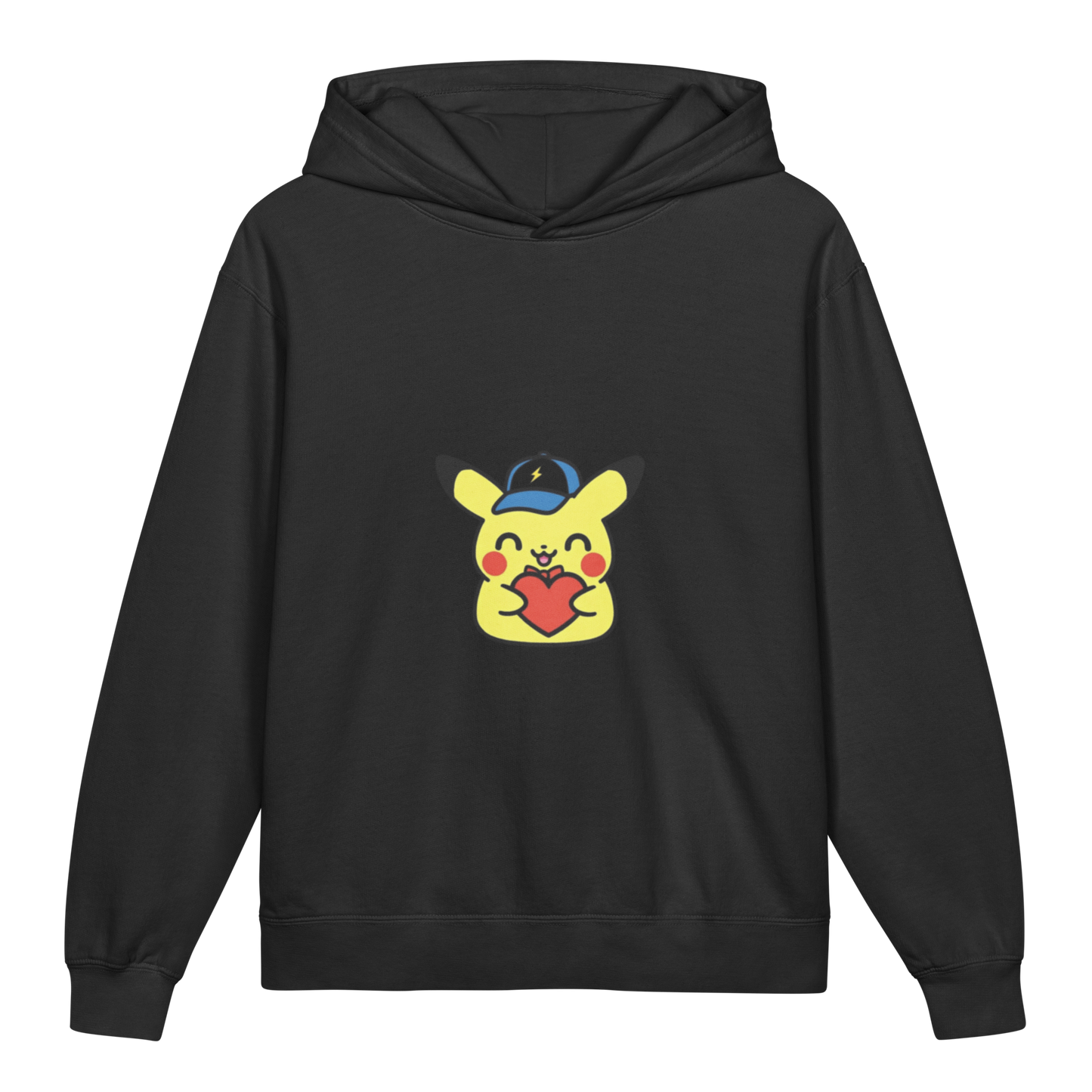 Hoodie ado ultra-doux sweat à capuche coton léger ~ Pika à casquette ~ XS, S, M, L, XL