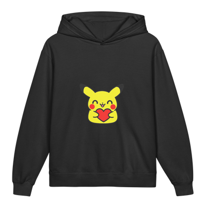 Hoodie ado ultra-doux sweat à capuche coton léger ~ Pika classique ~ XS, S, M, L, XL