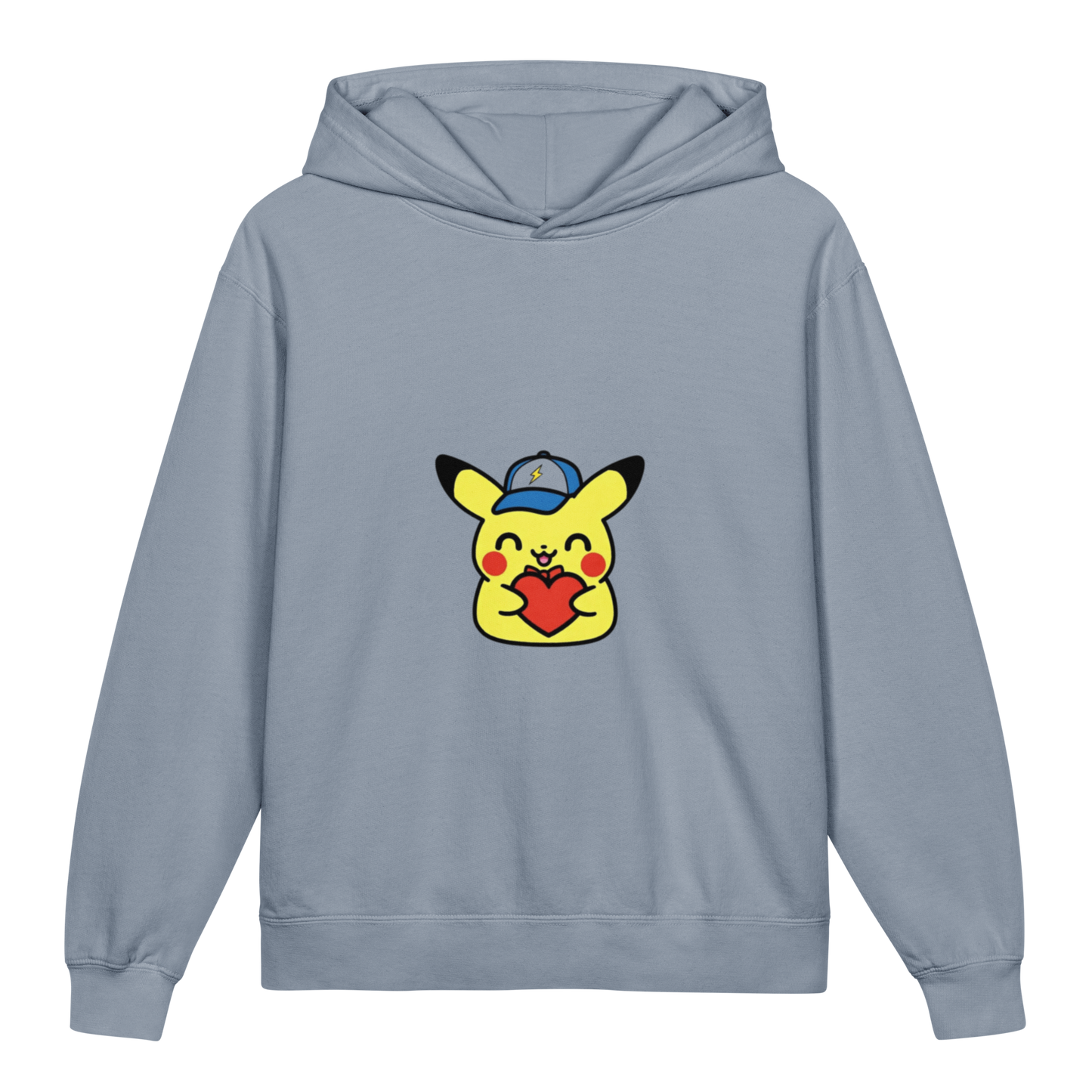 Hoodie ado ultra-doux sweat à capuche coton léger ~ Pika à casquette ~ XS, S, M, L, XL