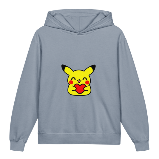 Hoodie ado ultra-doux sweat à capuche coton léger ~ Pika classique ~ XS, S, M, L, XL