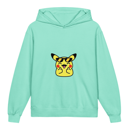 Hoodie ado ultra-doux sweat à capuche coton léger ~ Pika thumb up ~ XS, S, M, L, XL