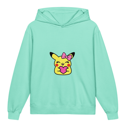 Hoodie ado ultra-doux sweat à capuche coton léger ~ Pika fille ~ XS, S, M, L, XL