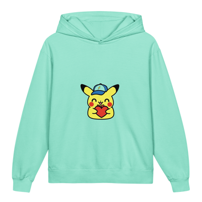 Hoodie ado ultra-doux sweat à capuche coton léger ~ Pika à casquette ~ XS, S, M, L, XL