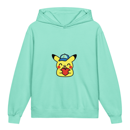 Hoodie ado ultra-doux sweat à capuche coton léger ~ Pika à casquette ~ XS, S, M, L, XL
