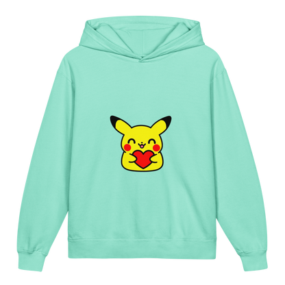 Hoodie ado ultra-doux sweat à capuche coton léger ~ Pika classique ~ XS, S, M, L, XL