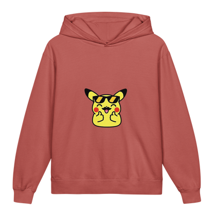 Hoodie ado ultra-doux sweat à capuche coton léger ~ Pika thumb up ~ XS, S, M, L, XL