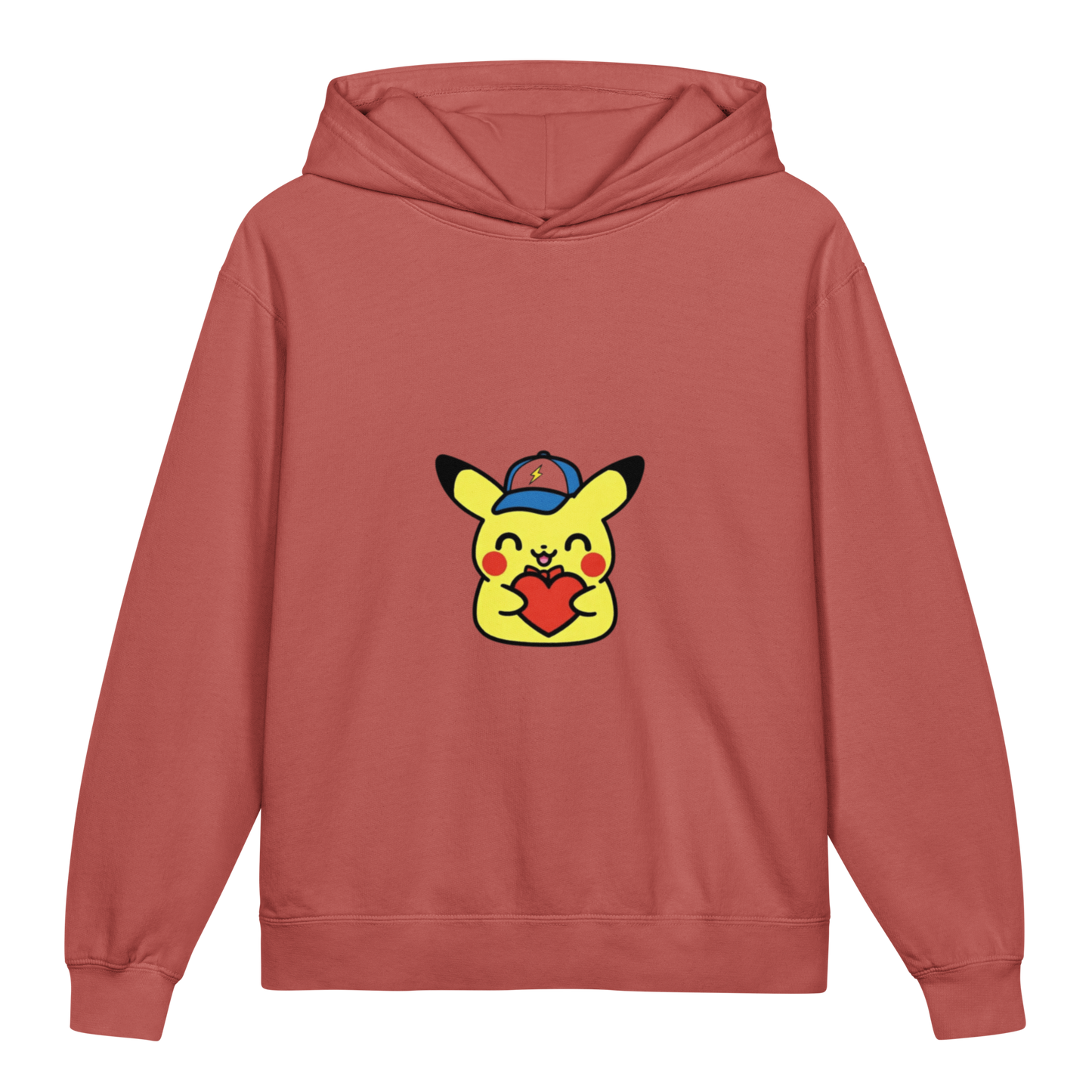Hoodie ado ultra-doux sweat à capuche coton léger ~ Pika à casquette ~ XS, S, M, L, XL