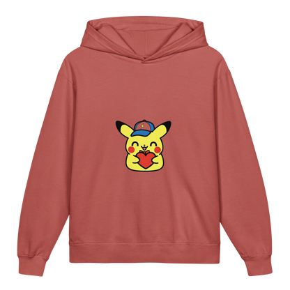 Hoodie ado ultra-doux sweat à capuche coton léger ~ Pika à casquette ~ XS, S, M, L, XL