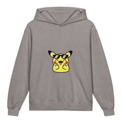Hoodie ado ultra-doux sweat à capuche coton léger ~ Pika thumb up ~ XS, S, M, L, XL