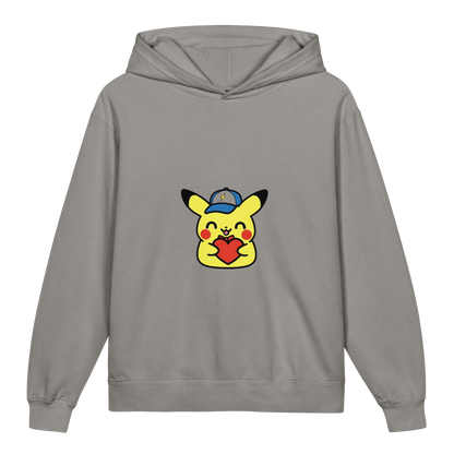 Hoodie ado ultra-doux sweat à capuche coton léger ~ Pika à casquette ~ XS, S, M, L, XL