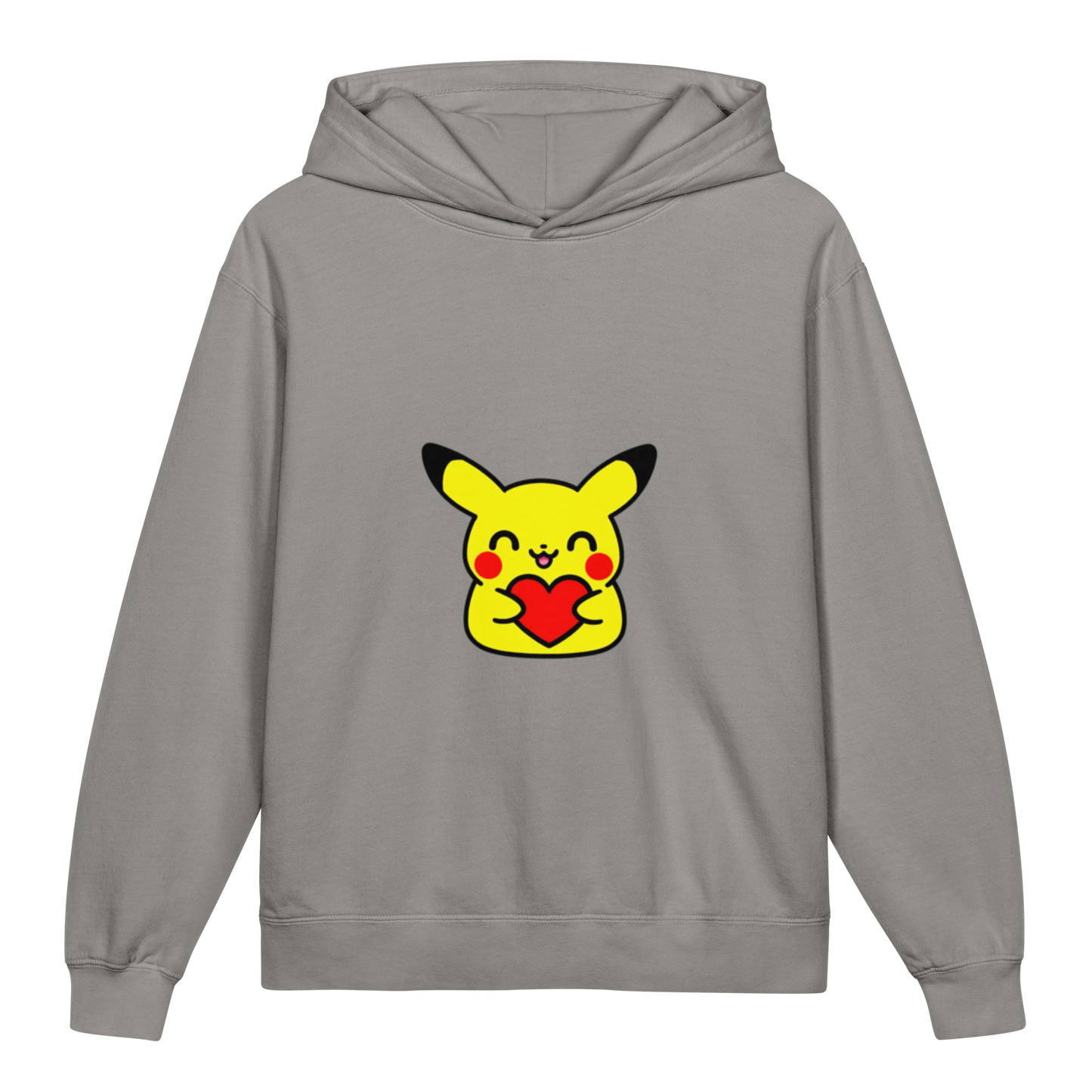 Hoodie ado ultra-doux sweat à capuche coton léger ~ Pika classique ~ XS, S, M, L, XL