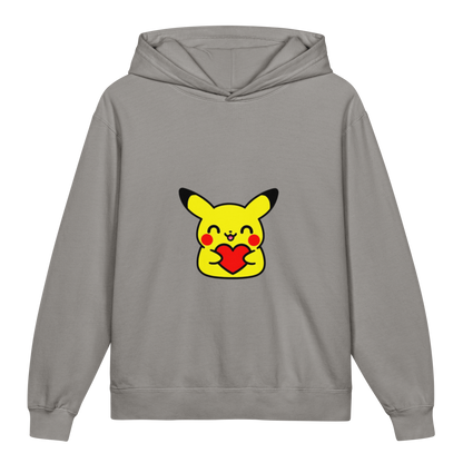 Hoodie ado ultra-doux sweat à capuche coton léger ~ Pika classique ~ XS, S, M, L, XL