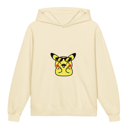 Hoodie ado ultra-doux sweat à capuche coton léger ~ Pika thumb up ~ XS, S, M, L, XL