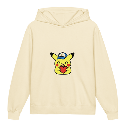 Hoodie ado ultra-doux sweat à capuche coton léger ~ Pika à casquette ~ XS, S, M, L, XL