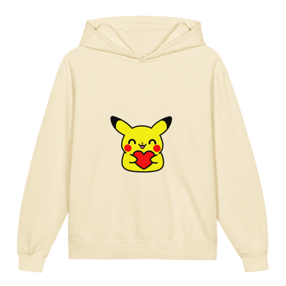 Hoodie ado ultra-doux sweat à capuche coton léger ~ Pika classique ~ XS, S, M, L, XL