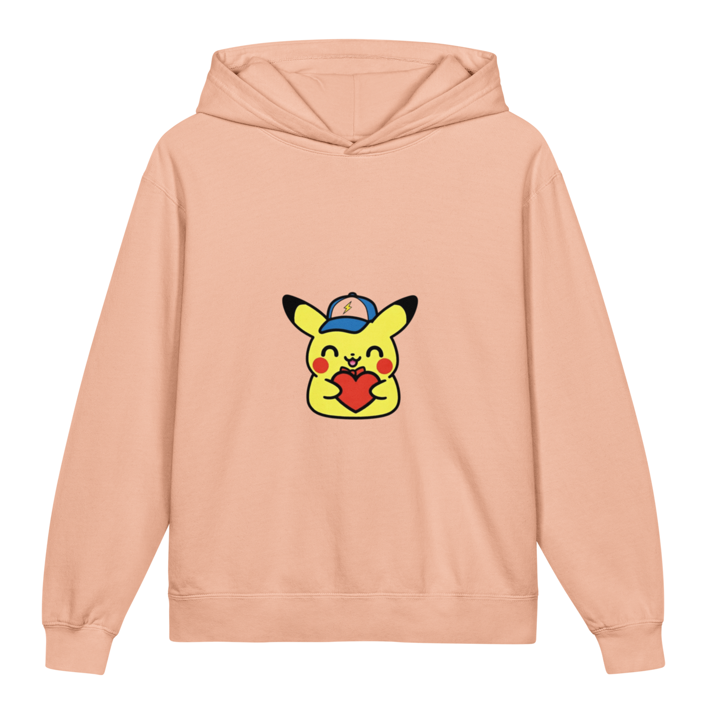 Hoodie ado ultra-doux sweat à capuche coton léger ~ Pika à casquette ~ XS, S, M, L, XL