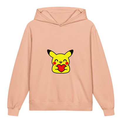 Hoodie ado ultra-doux sweat à capuche coton léger ~ Pika classique ~ XS, S, M, L, XL
